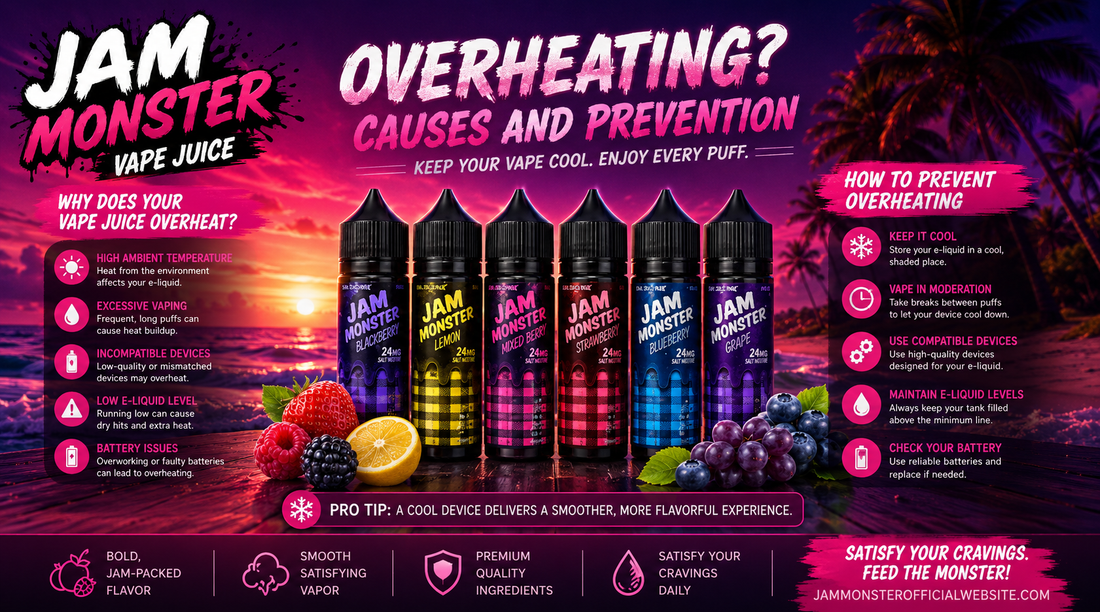 Jam Monster Vape Juice Overheating? Causes and Prevention