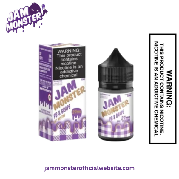 PB & GRAPE JAM MONSTER SALT E LIQUID - 30ML