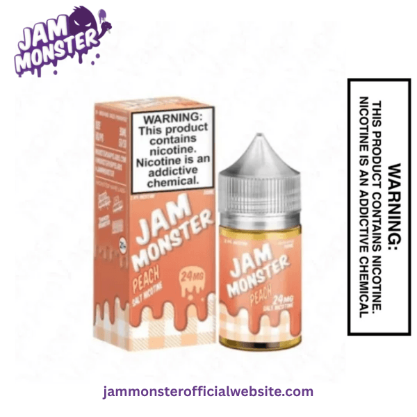 PEACH JAM MONSTER SALT E LIQUID - 30ML