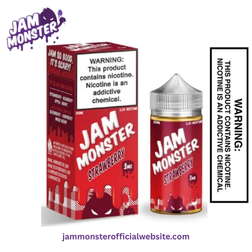 STRAWBERRY JAM MONSTER E LIQUID 100ML