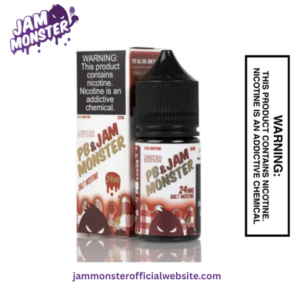 PB & STRAWBERRY JAM MONSTER SALT E LIQUID - 30ML