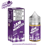 GRAPE JAM MONSTER SALT E LIQUID -30ML - Jam Monster