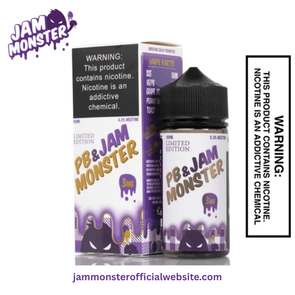 PB & GRAPE JAM MONSTER E LIQUID - 100ML