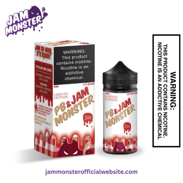 PB & STRAWBERRY JAM MONSTER E LIQUID - 100ML
