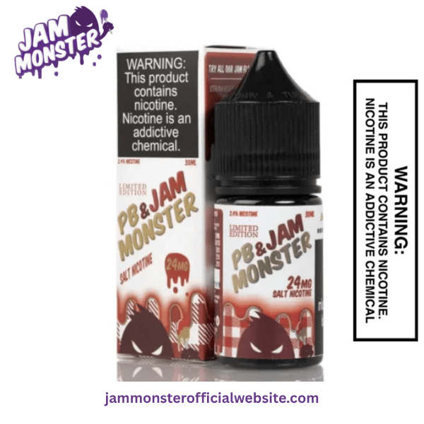 PB & STRAWBERRY JAM MONSTER SALT E LIQUID - 30ML