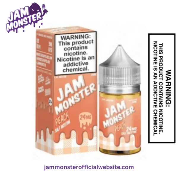 PEACH JAM MONSTER SALT E LIQUID - 30ML - Jam Monster