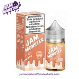PEACH JAM MONSTER SALT E LIQUID - 30ML - Jam Monster