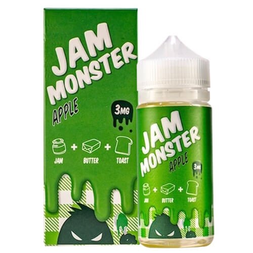 Apple E-Liquid by Jam Monster 100ml Vape Device