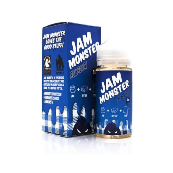 Blueberry E-Liquid Jam Monster 100ml Vape Device
