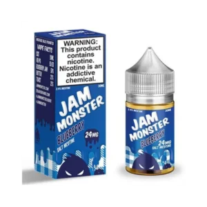 Blueberry Nicotine Jam Monster Salt E Liquid Refillable Vape Device