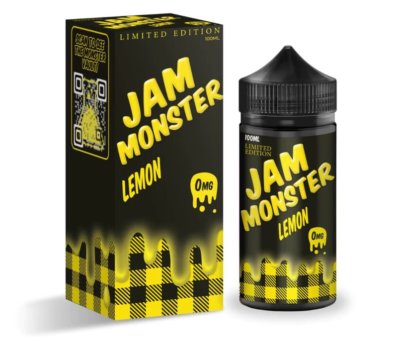 Lemon Jam E-Liquid by Jam Monster 100ml Vape Device