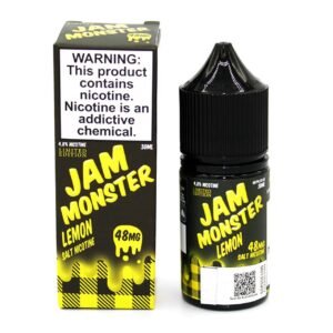 Lemon Jam Nicotine by Jam Monster Salt E Liquid Refillable Vape Device