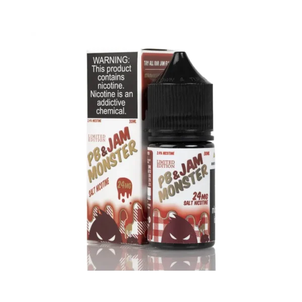 PB Strawberry & Jam Monster Nicotine Salt E Liquid Refillable Vape Device