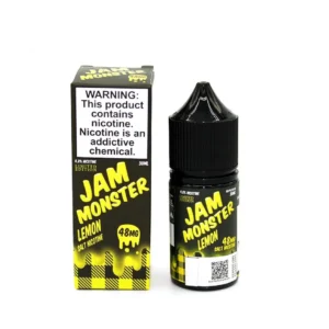 Lemon Jam Nicotine Jam Monster Salt E Liquid Refillable Vape Device