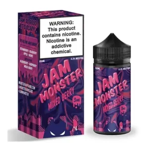 MIXED BERRY E-Liquid by Jam Monster 100ml Vape Device