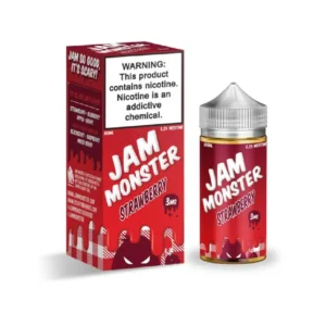 STRAWBERRY E-Liquid by Jam Monster 100ml Vape Device