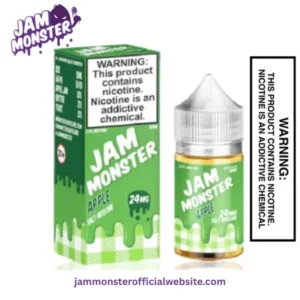 Apple Nicotine Jam Monster Salt E Liquid Refillable Vape Device