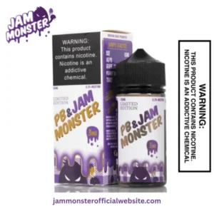 Home 3 Grape Jam + Peanut Butter E-Liquid By Jam Monster 100Ml Vape Device
