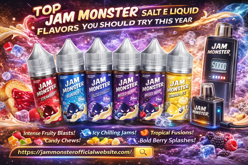 Top Jam Monster Salt E Liquid Flavors You Should Try This Year 1 Jam Monster Salt